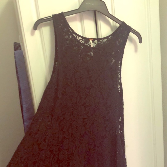 Free people lace black dress. Worn once. - Picture 1 of 6